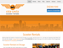 Tablet Screenshot of citycyclechicago.com